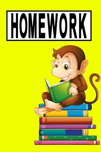 Homework with thin pencils: Notebook for primary school pupils and Journal with 120 lined pages 6x9 inches