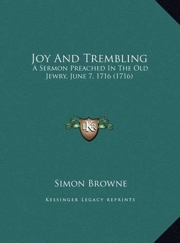 Joy And Trembling