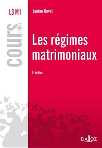 Les Regimes Matrimoniaux