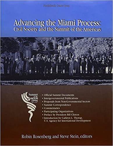 Advancing the Miami Process: Civil Society and the Summit of the Americas