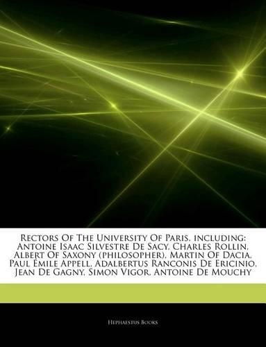 Articles on Rectors of the University of Paris, Including