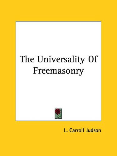 The Universality Of Freemasonry