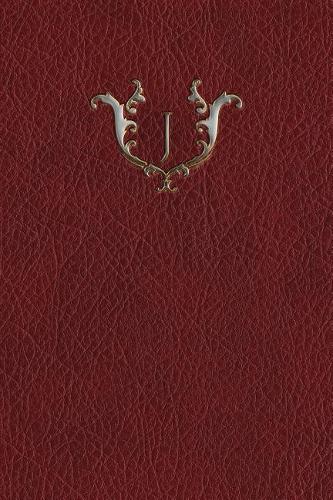 Monogram "J" Notebook: (10 Monogram Red 150 Lined)